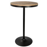 LumiSource Dakota Bar Table - Black