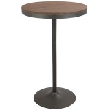 LumiSource Dakota Bar Table - Grey