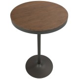 LumiSource Dakota Bar Table - Antique