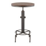 LumiSource Hydra Bar Table - Antique