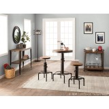 LumiSource Hydra Bar Table - Antique