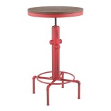 LumiSource Hydra Bar Table - Red