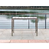 Whiteline Modern Living Stone Outdoor Bar Table