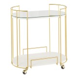 LumiSource Canary Bar Cart - Perspective