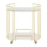 LumiSource Canary Bar Cart - Front