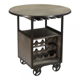 Moe's Home Collection Julep Bar Cart - Angled