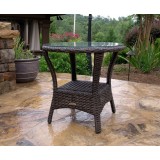 Bayview Pecan Side Table
