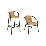 Anodized Or Powder Aluminum Frame Barstool - BW-51 - Variations