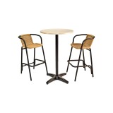 Anodized Or Powder Aluminum Frame Barstool - BW-51 - Set