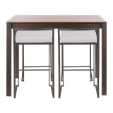 LumiSource Fuji Counter Set - White - Front