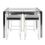 LumiSource Fuji Counter Set - Black - Front