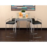 LumiSource Fuji Counter Set - Black - Lifestyle