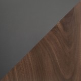 LumiSource Mason Counter Set - Walnut + Grey