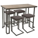 LumiSource Roman Counter Set - Antique + Brown