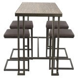 LumiSource Roman Counter Set - Antique + Brown