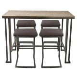 LumiSource Roman Counter Set - Antique + Brown