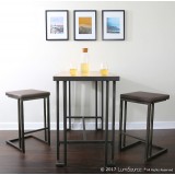 LumiSource Roman Counter Set - Antique + Brown