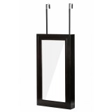 Modern Wall-Hanged Mirror Jewelry Cabinet Storage Armoire Esspresso