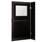 Modern Wall-Hanged Mirror Jewelry Cabinet Storage Armoire Esspresso