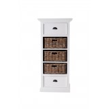 Novo Solo Halifax Grand Storage Unit With Basket Set - Front