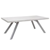 Carrera Cocktail Table in 3D Marble Finish