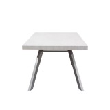 Carrera Cocktail Table in 3D Marble Finish - Side