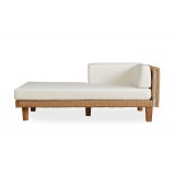 Catalina Right Arm Chaise in Fawn - Front