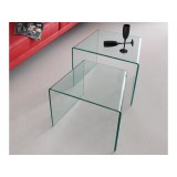 ANGOLO Clear End Table