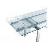 FROSTY Extendable Glass Dining Table - Table Top