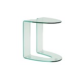 LIDO Clear Glass End Table