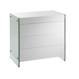Casabianca Il Vetro Tall Dresser / Night Stand - Angled View