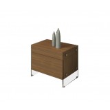 Casabianca Il Vetro Nightstand / End Table - Angled View
