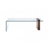 BUONO Walnut Veneer Coffee Table - Front