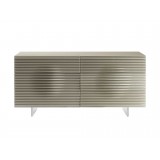 MOON High Gloss Gray Dresser - Front