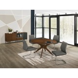 Casabianca WELLS Dining Table In Walnut Veneer - Lifestyle 2
