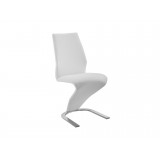 BOULEVARD White Eco-leather Dining Chair