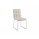 LEANDRO Light Gray Dining Chair