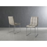 LEANDRO Light Gray Dining Chair