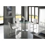 LEANDRO Black Dining Chair - Lifestyle