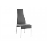 VALENTINO Dark Gray Eco-leather Dining Chair 