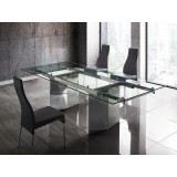 VALENTINO Dark Gray Eco-leather Dining Chair  - Lifestyle 2
