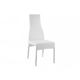 VALENTINO White Eco-leather Dining Chair