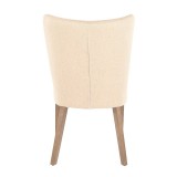 LumiSource Addison Dining Chair - Set of 2 - LIGHT BROWN - Rear
