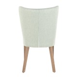 LumiSource Addison Dining Chair - Set of 2 - GREEN - Rear