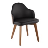 LumiSource Ahoy Chair - BLACK - Perspective