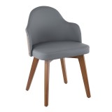 LumiSource Ahoy Chair - GREY - Perspective