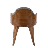LumiSource Ahoy Chair - GREY - Rear