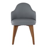 LumiSource Ahoy Chair - GREY - Front