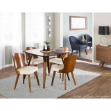 LumiSource Bocello Chair - CREAM - Lifestyle