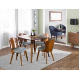 LumiSource Bocello Chair - GREY - Lifestyle